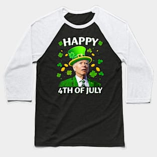 Happy 4th of July Funny Joe Biden Baseball T-Shirt